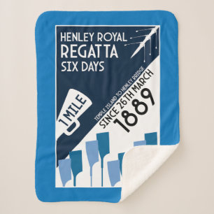 Manta Sherpa Regatta del río Támesis - Remo estilo retro vintag