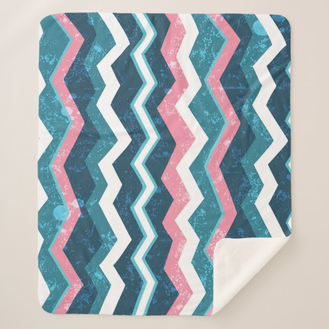 Manta Sherpa Régimen tribal étnico, sin fisuras (Anverso)