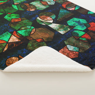 Manta Sherpa regulares y textura deformada