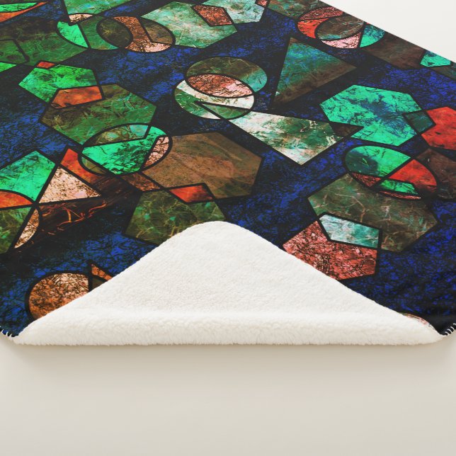 Manta Sherpa regulares y textura deformada (3/4)