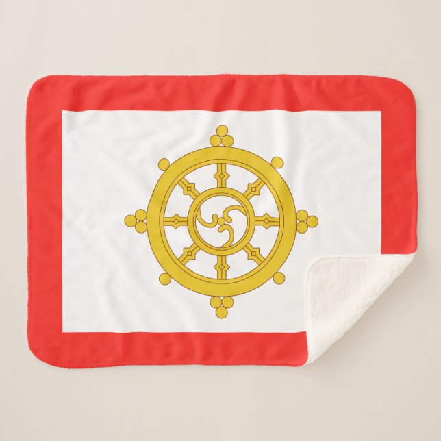 Manta Sherpa Reino de la Bandera Sikkim (Anverso (horizontal))