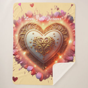 Manta Sherpa "Resplandor de Amor"