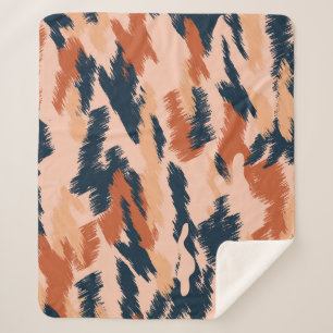 Manta Sherpa Resumen de Camuflaje: Papel de escritorio Vintage