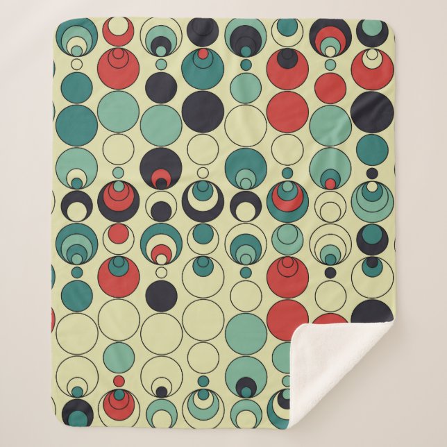 Manta Sherpa Resumen de diseño de patrones geométricos sin cost (Anverso)