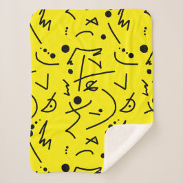 Manta Sherpa Resumen De Pintura De Arte Una De Las Bastantes Ma