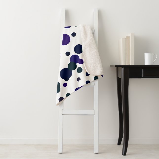 Manta Sherpa Resumen De Pintura De Arte Una De Las Bastantes Ma (In situ)