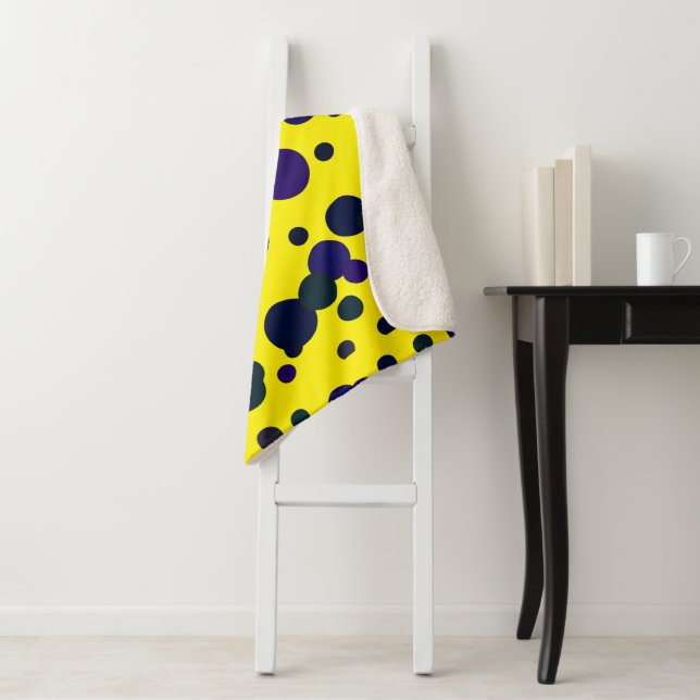 Manta Sherpa Resumen De Pintura De Arte Una De Las Bastantes Ma (In situ)