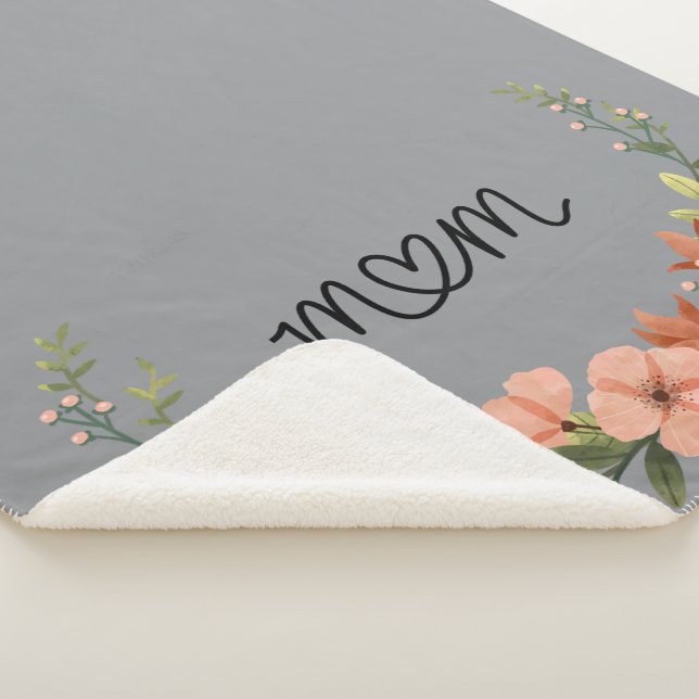 Manta Sherpa Resumen del Sherpa Floral Fleece Blanket (3/4)