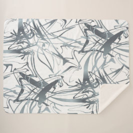 Manta Sherpa Resumen geométrico Diseño de formas modernas mínim