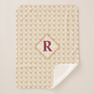 Manta Sherpa Resumen inicial de Niza Transparencia roja y dorad