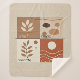 Manta Sherpa Retorno suave de Zen Sherpa Blanket