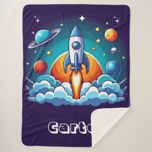 Manta Sherpa Retro, cohete espacial exterior