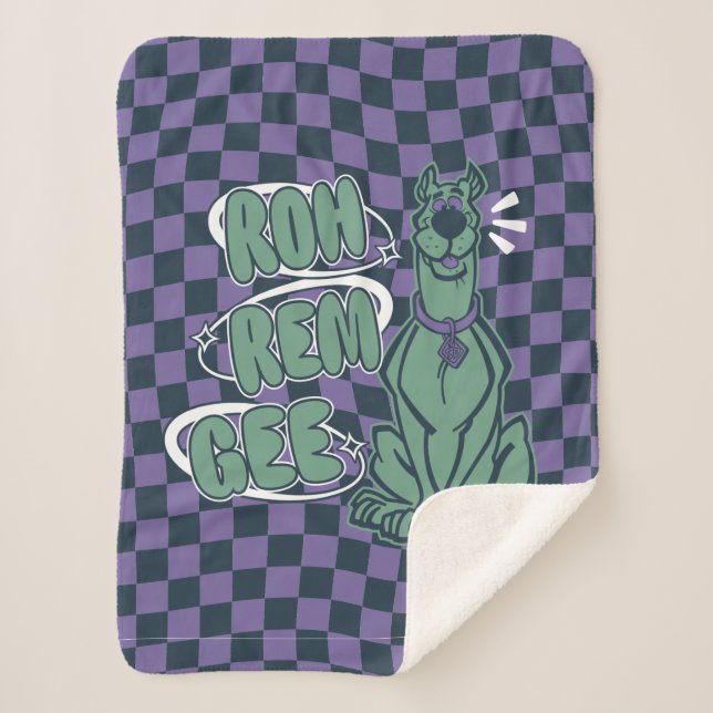 Manta Sherpa Retro Scooby "OMG" (Anverso)