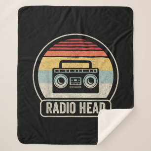 Manta Sherpa Retro Vintage Radio Head