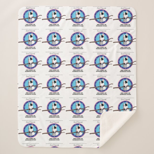 Manta Sherpa Rex The TV Terrier, Bkanket Rex (Anverso)