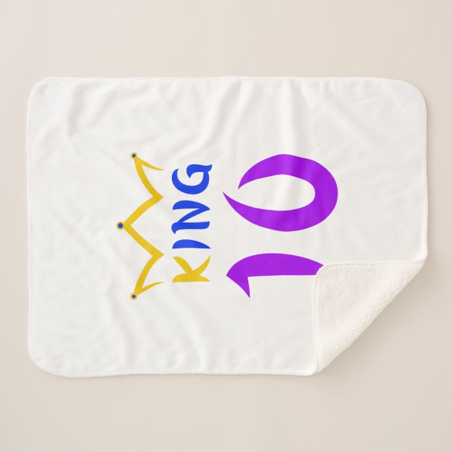 Manta Sherpa Rey 10 (Anverso (horizontal))