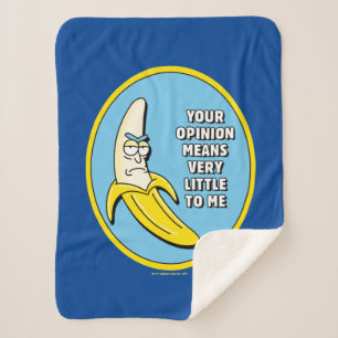 Manta Sherpa RICK AND MORTY™ Banana Rick Badge