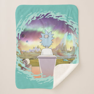 Manta Sherpa RICK AND MORTY™   Lugar privado de Rick