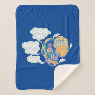 MANTA SHERPA RICK AND MORTY™ MOSTRARME LO QUE TENÍAS