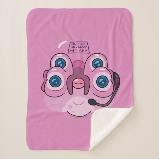 MANTA SHERPA RICK AND MORTY™ | NO DESARROLLAR MI APLICACIÓN (Anverso)