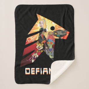 Manta Sherpa RICK AND MORTY™   Tripulación de Defiance Espac