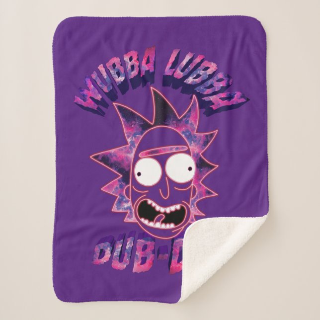 Manta Sherpa RICK AND MORTY™ | Wubba Lubba Dub-Dub (Anverso)