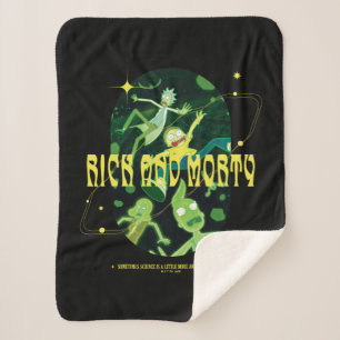Manta Sherpa Rick y Morty Falling Citation Badge