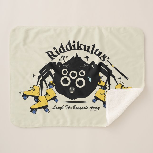 Manta Sherpa Riddikulus - Ríe los bogotes lejos (Anverso (horizontal))