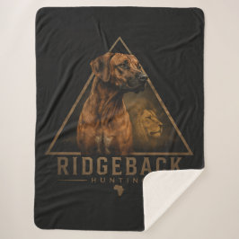 Manta Sherpa Ridgeback rodesiano