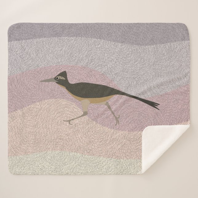Manta Sherpa Roadrunner Sherpa Blanket (Anverso (horizontal))