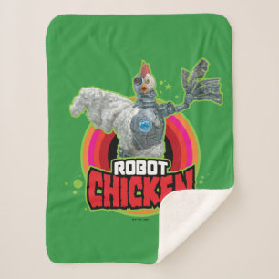 Manta Sherpa Robot Chicken Character Logo