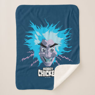 Manta Sherpa Robot Chicken Scientist Head Graphic