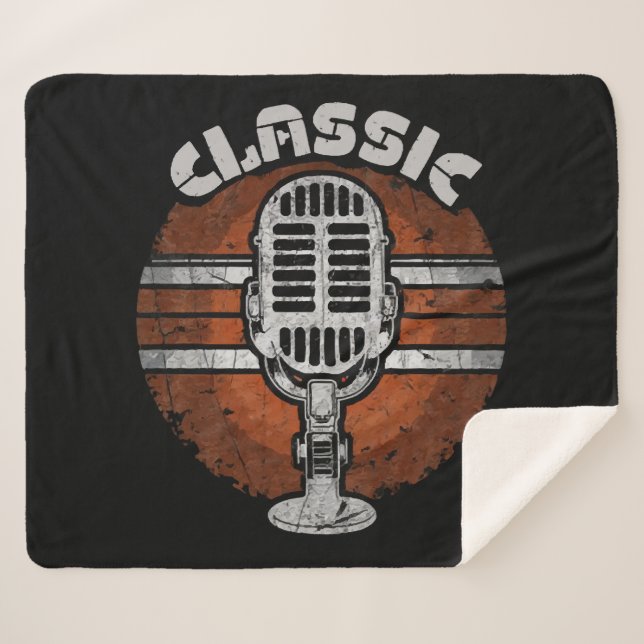 Manta Sherpa Rock clásico (Anverso (horizontal))