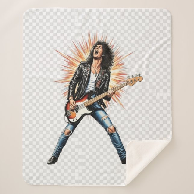 Manta Sherpa Rock sherpa blanket (Anverso)