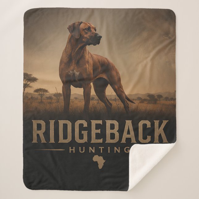 Manta Sherpa Rodeosiano Ridgeback (Anverso)