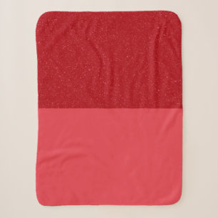 Manta Sherpa Roja de Tomate Personalizada