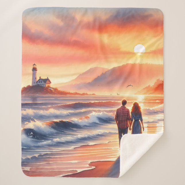 Manta Sherpa Romantic Coastal Sunset Lighthouse Walk (Anverso)
