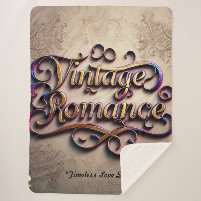 Manta Sherpa "Romantic Memories Linger" (Anverso)