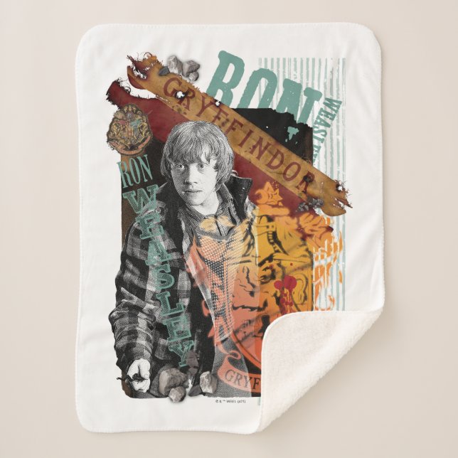 Manta Sherpa Ron Weasley Collage 1 (Anverso)
