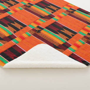 Manta Sherpa Ropa africana de kente