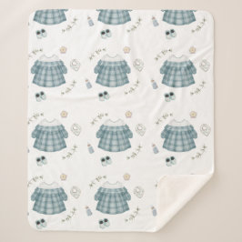 Manta Sherpa Ropa Minimalista moderna de Boho Baby Nursery