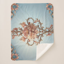 Manta Sherpa Rosa barroco