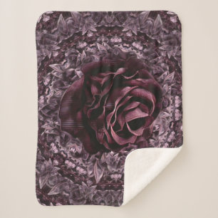 Manta Sherpa Rosa Mandala