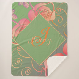 Manta Sherpa Rosa romántico Sherpa Blanket
