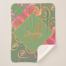 Manta Sherpa Rosa romántico Sherpa Blanket