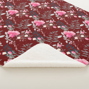 Manta Sherpa Rosa suave