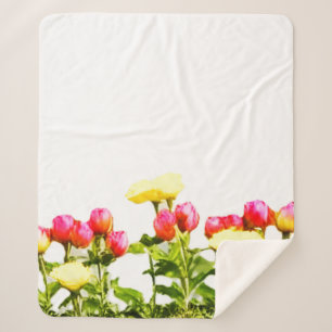 Manta Sherpa Rótulo Sherpa Blanket FLOWER DESIGN