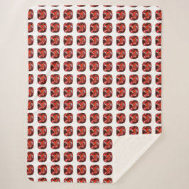 Manta Sherpa Ruby Gemstone Red