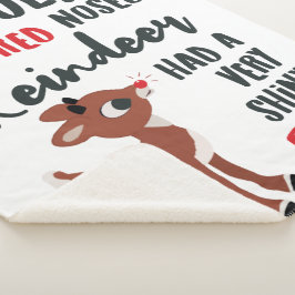 Manta Sherpa Rudolph Reno Clásico