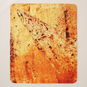 Manta Sherpa Rusty surfaceabstracto metalizado, envejecido, dec